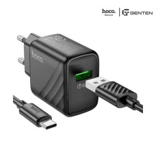Hoco CS21A 18W USB Charging Adapter with USB to Type-C Cable
