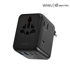 WiWU Aramid Fiber Warrior Wi-UA010 45W GaN Universal Travel Adapter