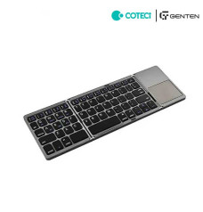 COTECi 63 Key Tri+Fold Ultra-Thin Wireless Touchpad Keyboard
