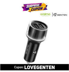 Oraimo Car Charger 15.5W Highway 15 With 3-in-1 Cable OCC-1152D