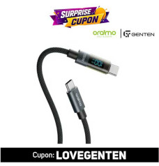 Oraimo DigiLine OCD-175CC 100W 1.2 Meter Type-C Cable with Display
