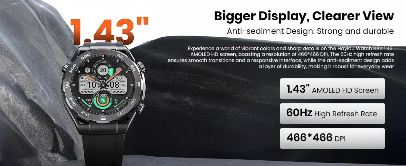 Haylou Watch R8 Bluetooth calling Smart Watch