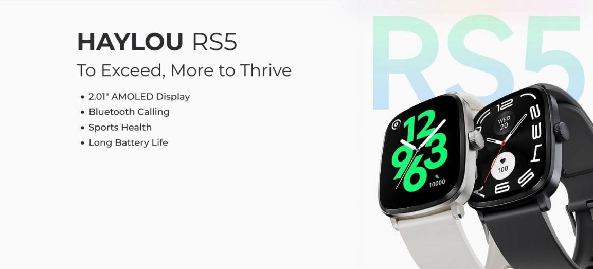 Haylou RS5 AMOLED Smart Watch