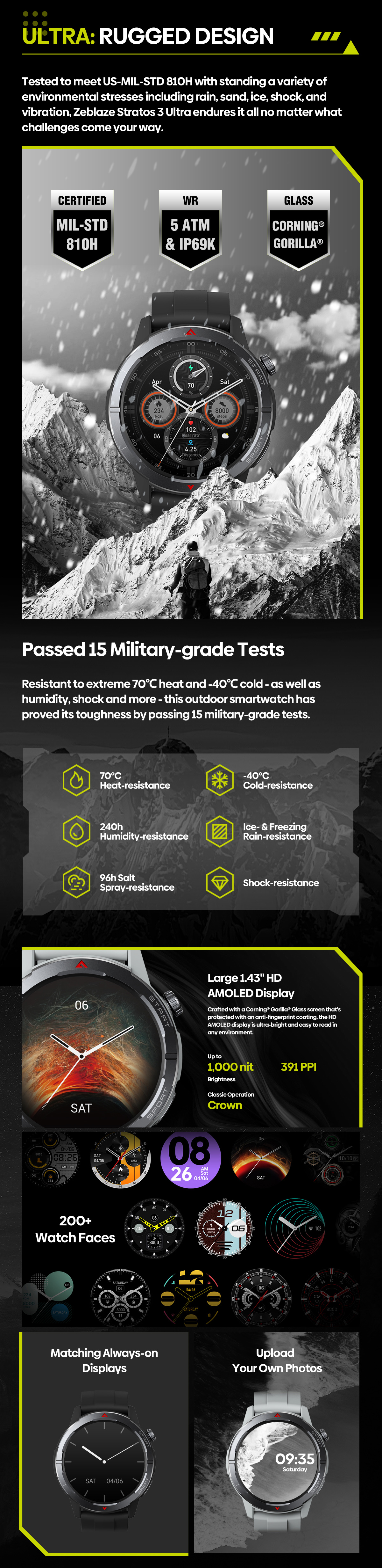 Zeblaze Stratos 3 Ultra Smart Watch