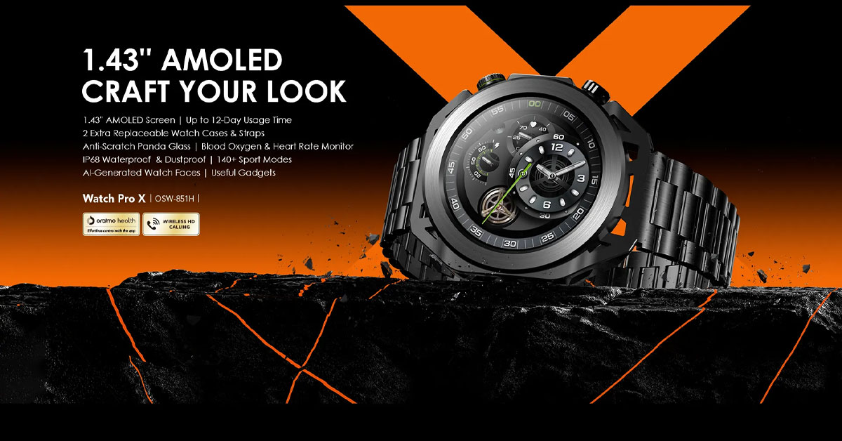 Oraimo Watch Pro X Smart Watch